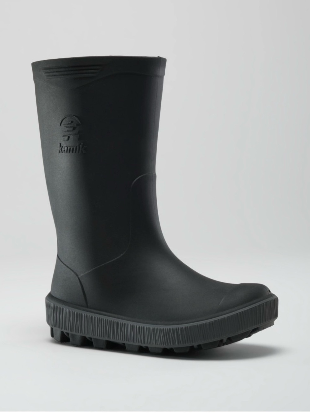 Kamik Riptide black/charcoal rain boots